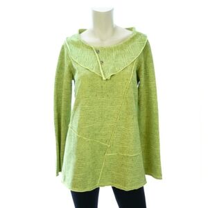 Color Me Cotton CMC Tunic in Tonal Citrus Green Size Medium